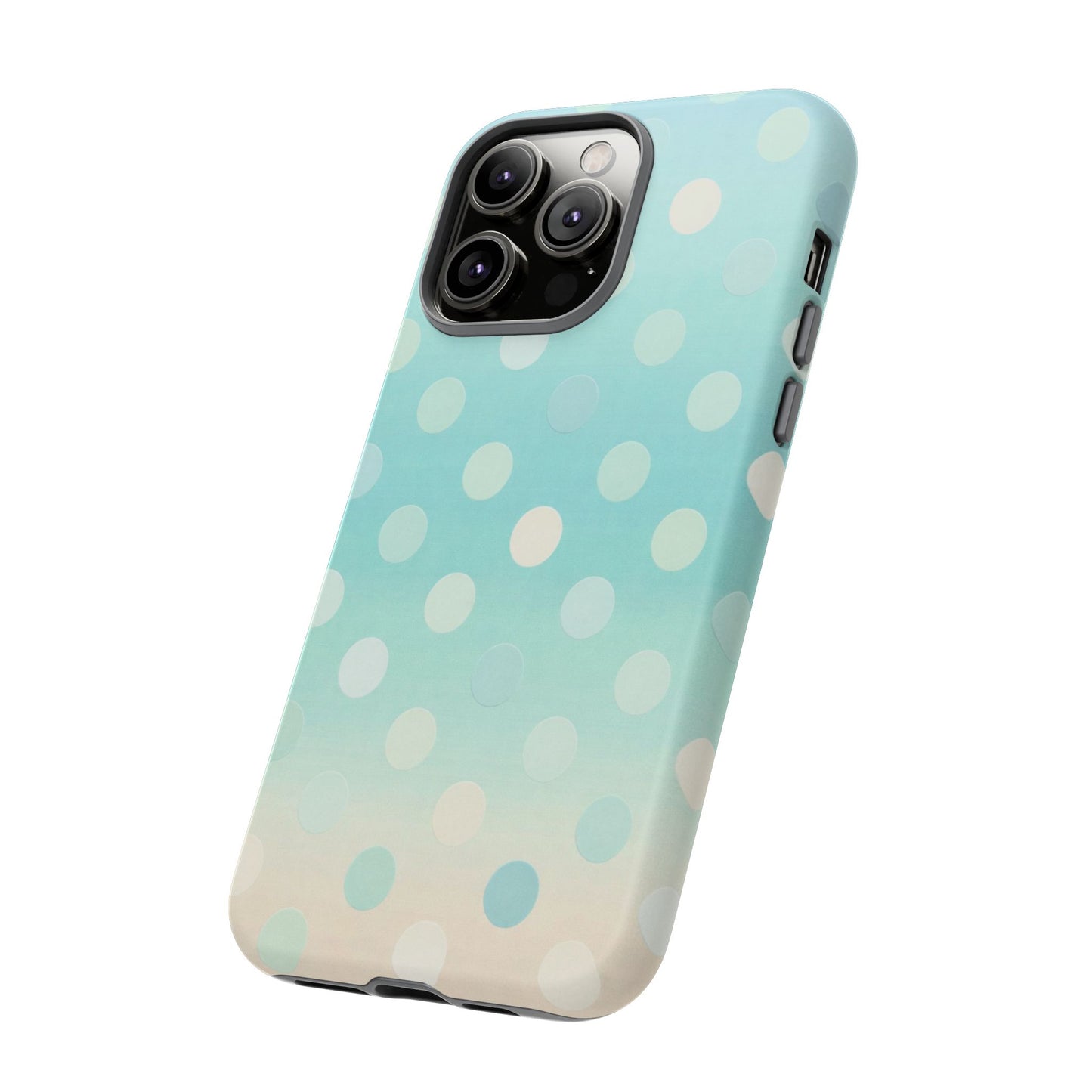 Abstract Palm Tough Phone Case — Minimal Coastal Blue Protective Cover