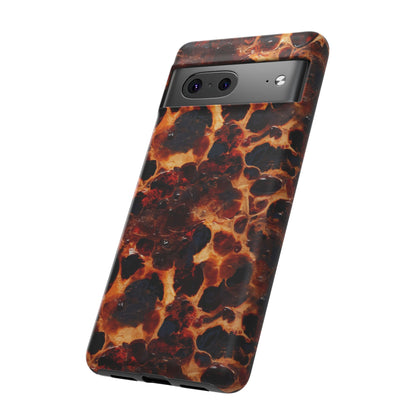 Tortoiseshell Phone Case — Protective iPhone Cover with Classic Amber Pattern