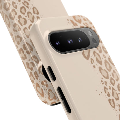 Phone Case – Beige Leopard Print Protective Cover