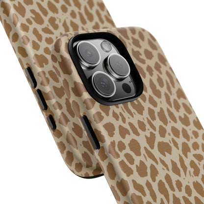 Leopard Print Tough Phone Case — Slim Protective Animal Pattern