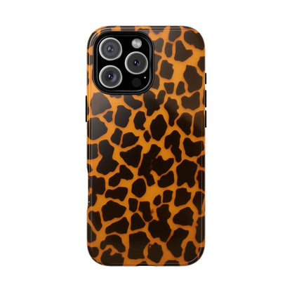 Leopard Print Tough Phone Case — Slim Protective iPhone Cover