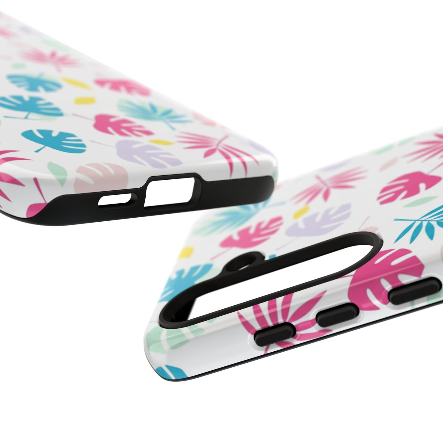 Tropical Leaf Phone Case — Colorful Pastel Monstera & Palm iPhone Case