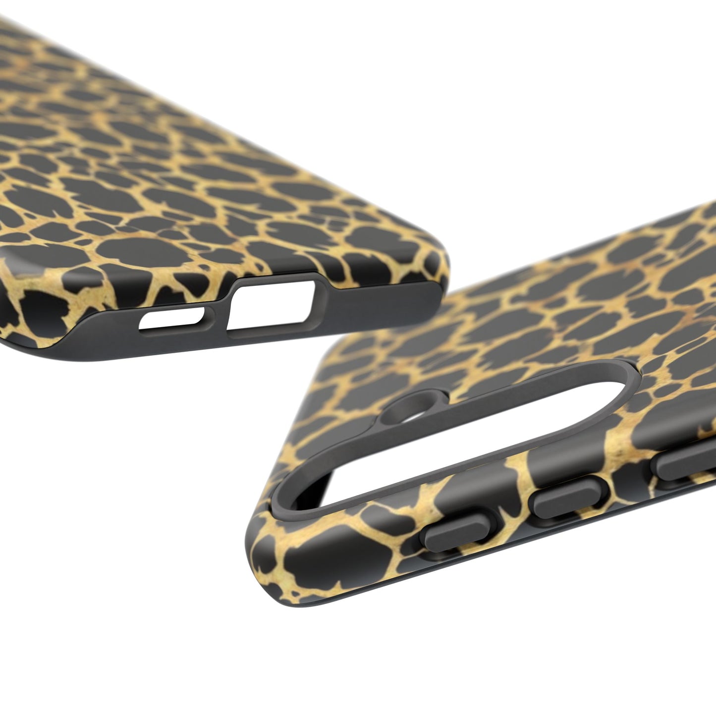 Giraffe Print Tough Phone Case — Durable Leopard-Style Protective Cover
