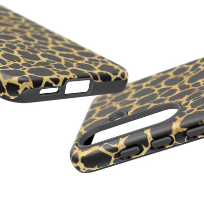 Giraffe Print Tough Phone Case — Durable Leopard-Style Protective Cover