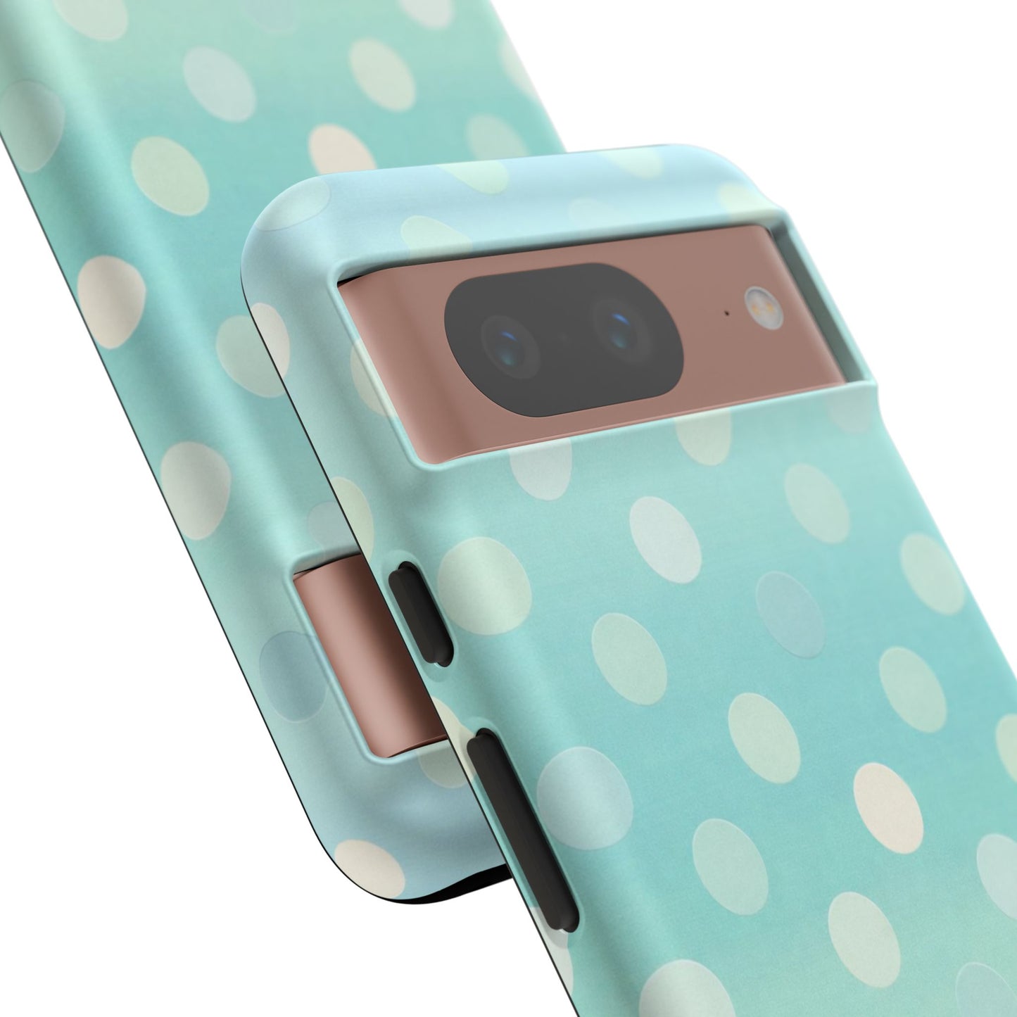 Abstract Palm Tough Phone Case — Minimal Coastal Blue Protective Cover