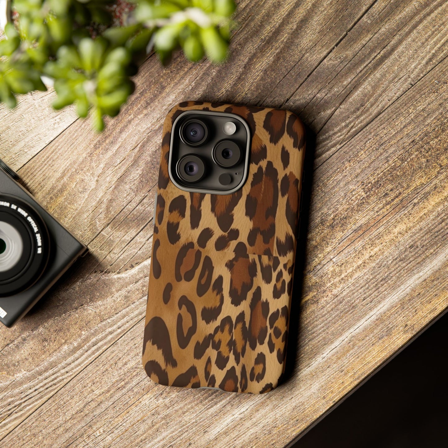 Leopard Print Tough Phone Case