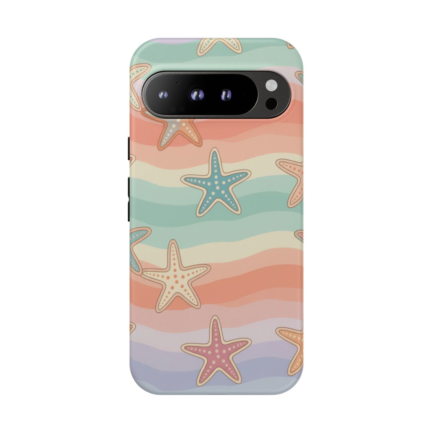 Starfish Wave Tough Phone Case — Pastel Beach Protective Cover