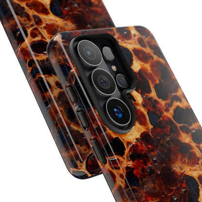Tortoiseshell Phone Case — Protective iPhone Cover with Classic Amber Pattern