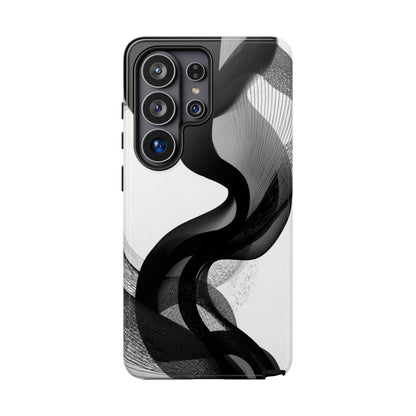 Phone Case — Monochrome Abstract Protective Cover