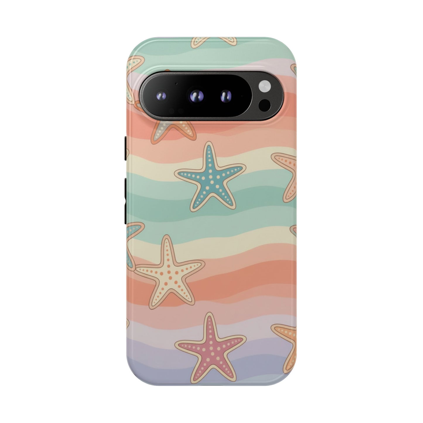 Starfish Wave Tough Phone Case — Pastel Beach Protective Cover