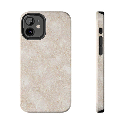 Marble Texture Tough Phone Case — Sandstone Protective Phone Cover