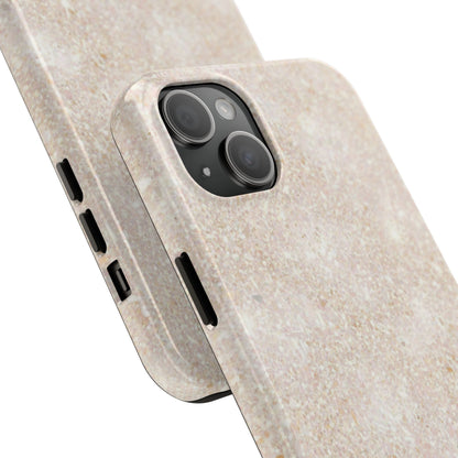 Marble Texture Tough Phone Case — Sandstone Protective Phone Cover