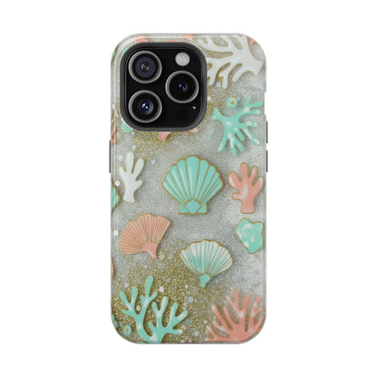 Seashell Coral Magnetic Impact Phone Case