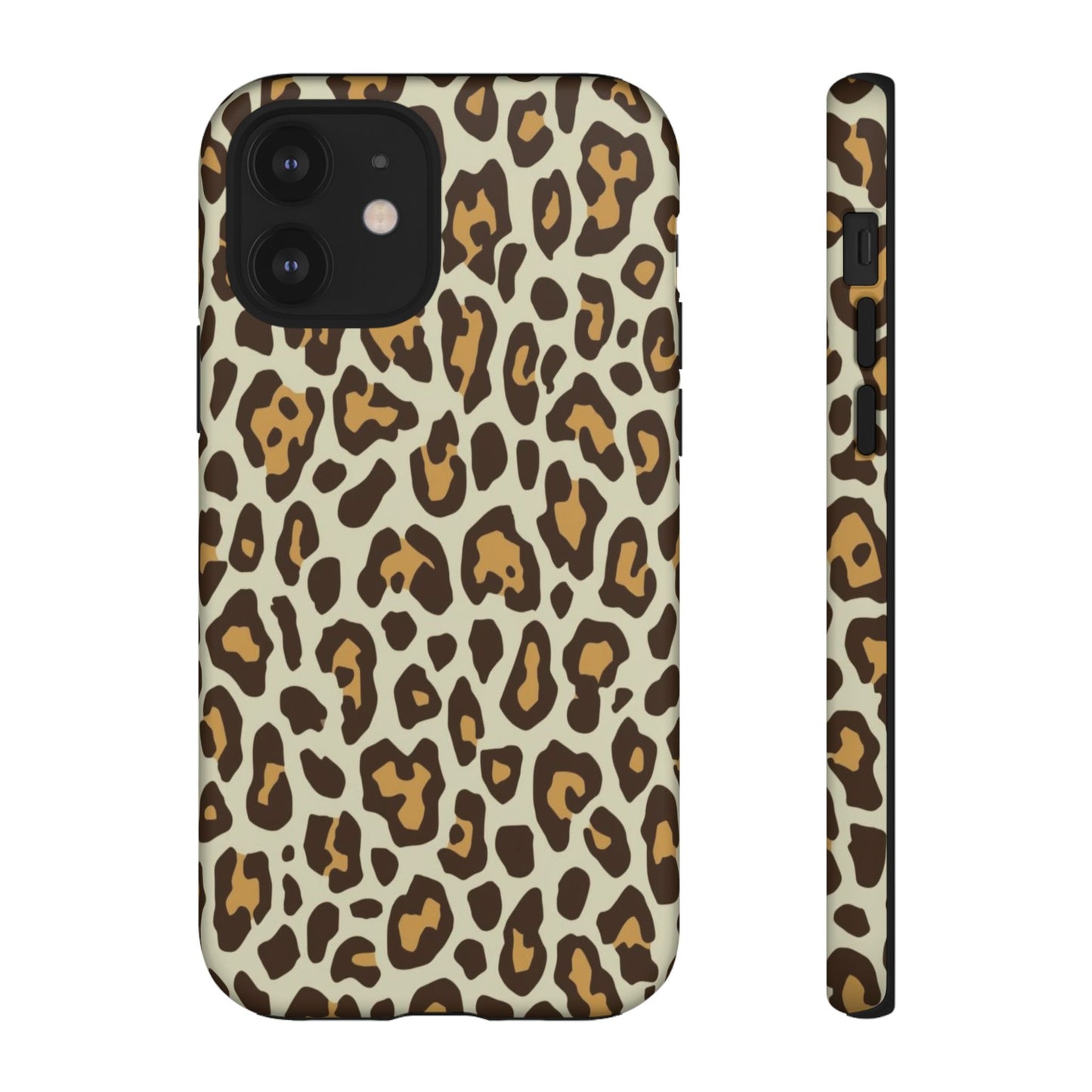 Leopard Print Tough Phone Case — Durable Protective Animal Print Case