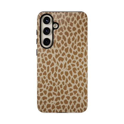 Leopard Print Tough Phone Case — Slim Protective Animal Pattern