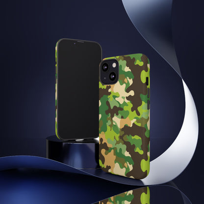 Camouflage Tough Phone Case — Military Camo Protective Cover