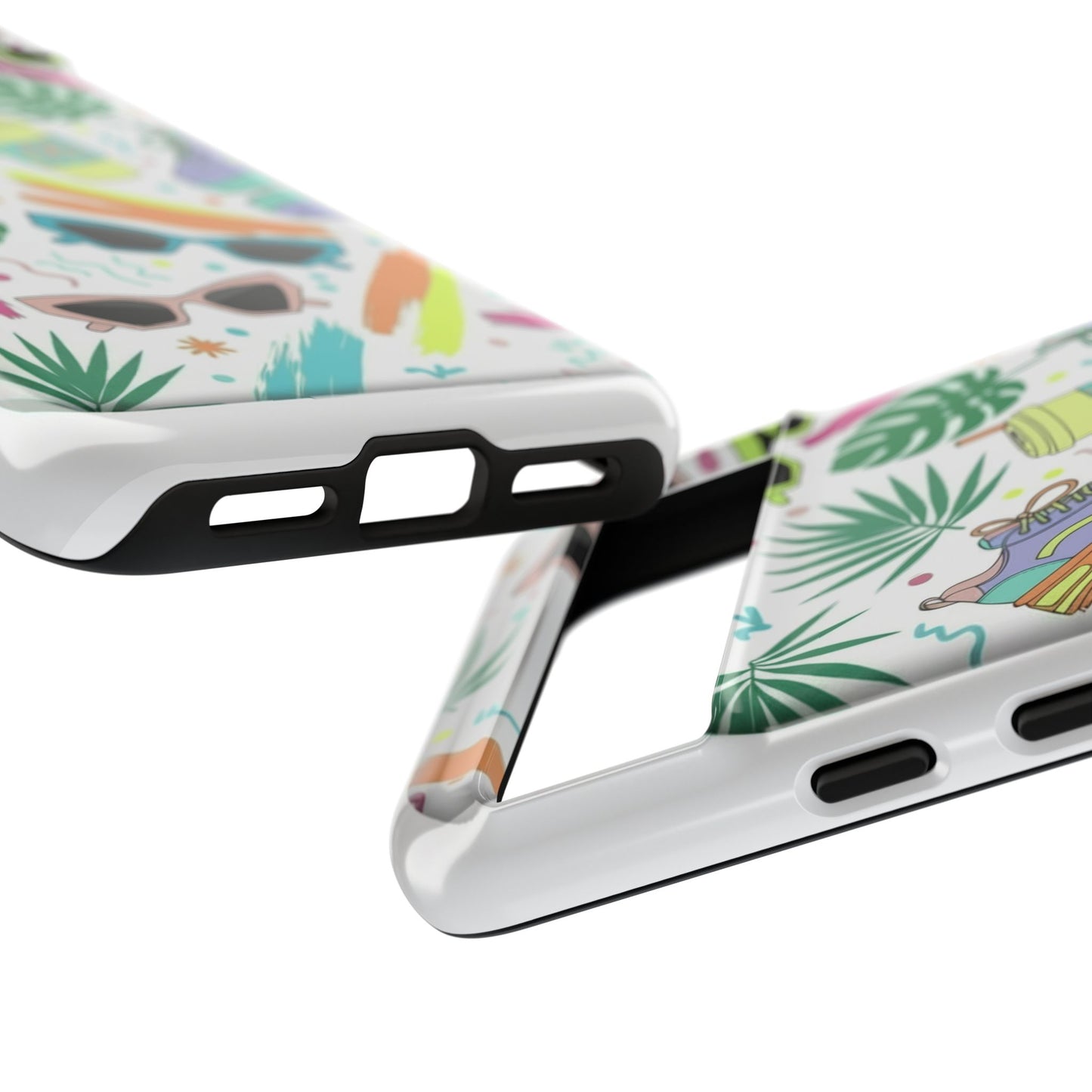 Tough Cases — Colorful Retro Sneakers & Sunglasses Phone Case