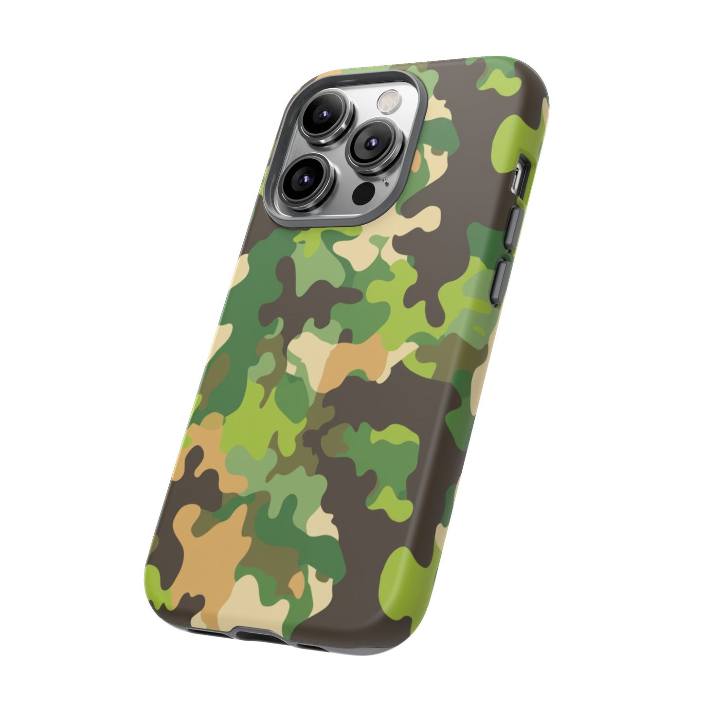 Camouflage Tough Phone Case — Military Camo Protective Cover