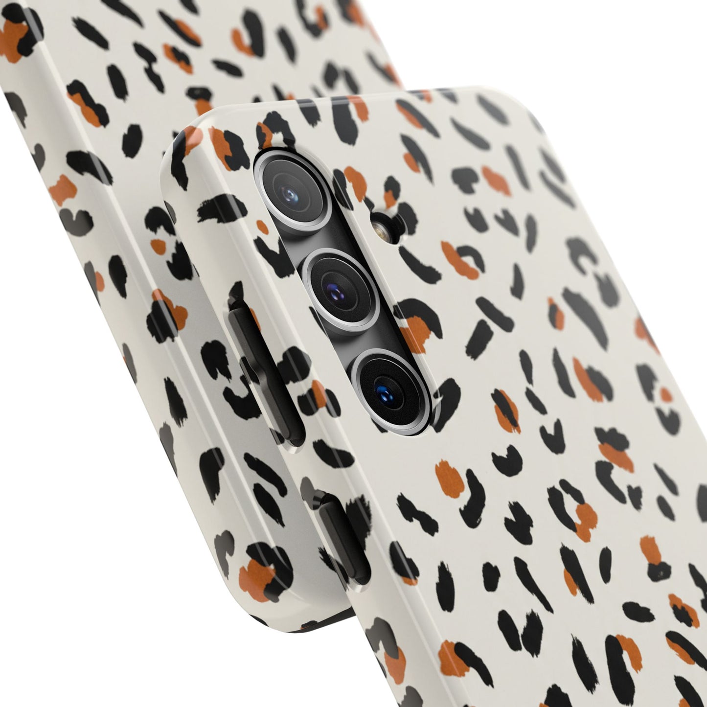 Leopard Print Tough Phone Case — Stylish Protective iPhone Cover