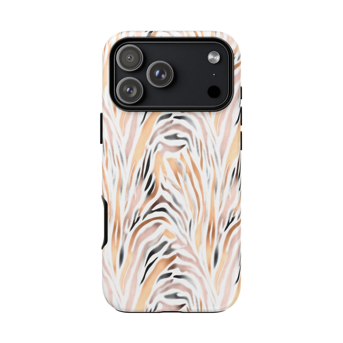 Tough Case — Neutral Watercolor Tiger Stripe Phone Case