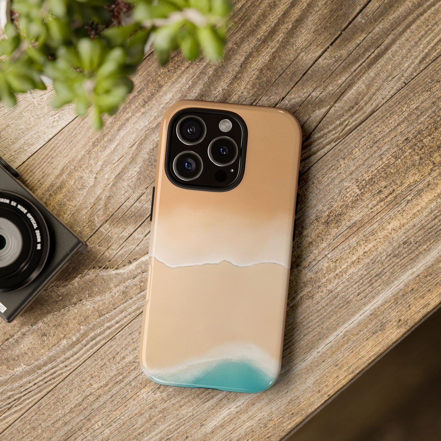 Ocean Shore Tough Phone Case — Beach Wave Protective Cover