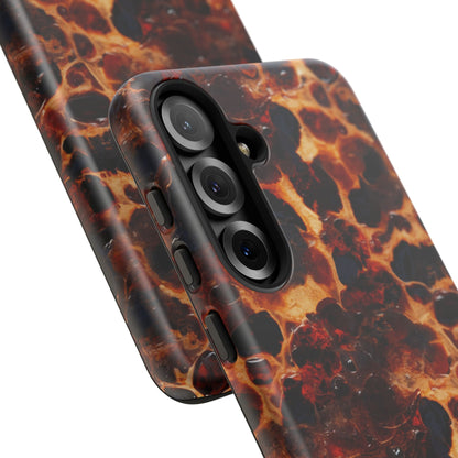 Tortoiseshell Phone Case — Protective iPhone Cover with Classic Amber Pattern