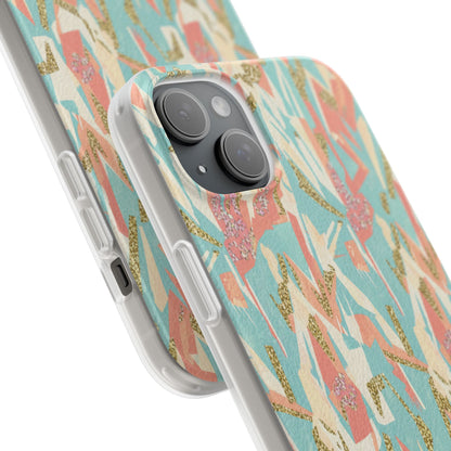 Pastel Abstract Floral Phone Case - Flexi Case