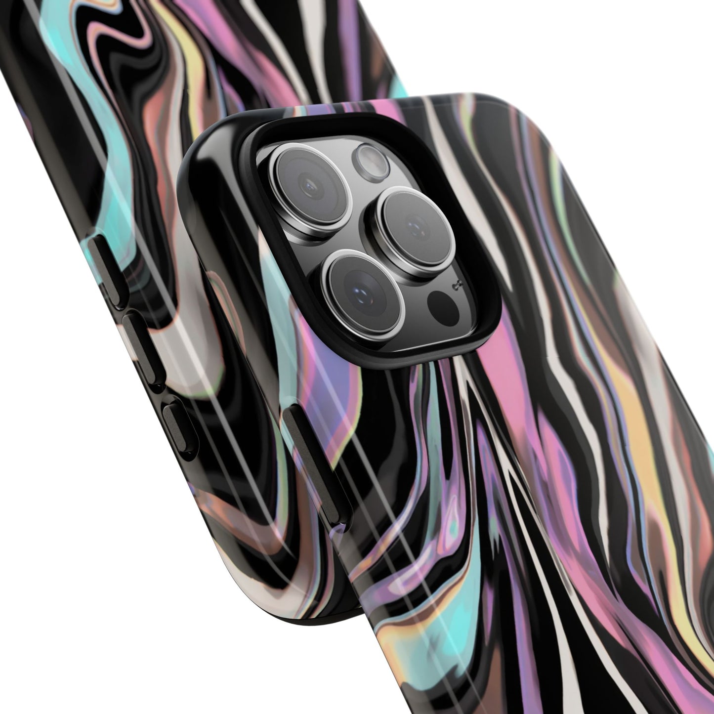 Abstract Marble Tough Phone Case — Pastel Swirl Protective Cover