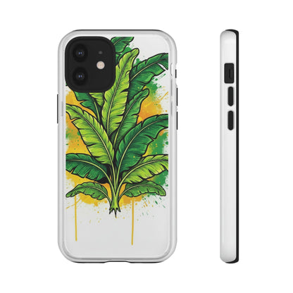 Tropical Banana Leaf Phone Case — Vibrant Green Plant Protector