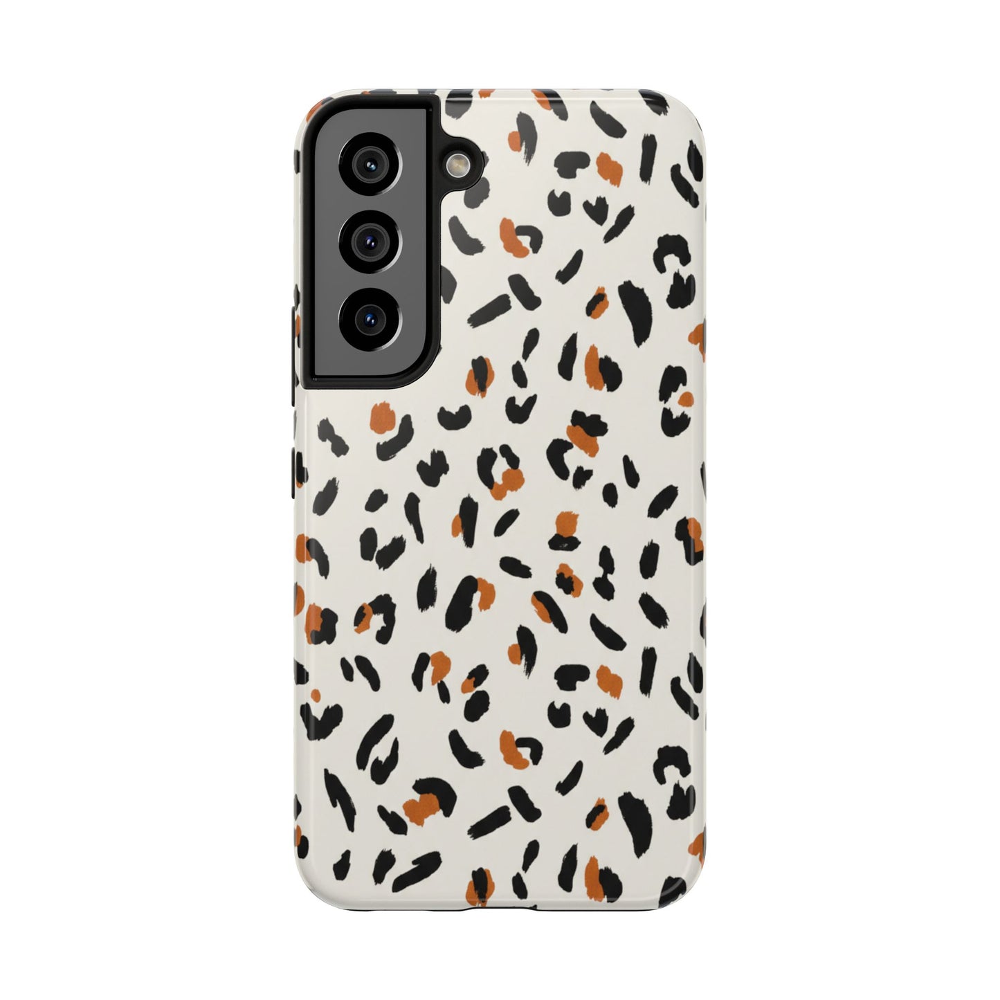 Leopard Print Tough Phone Case — Stylish Protective iPhone Cover