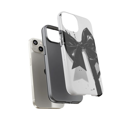 Phone Case — Black Bow Graphic Protective Cover