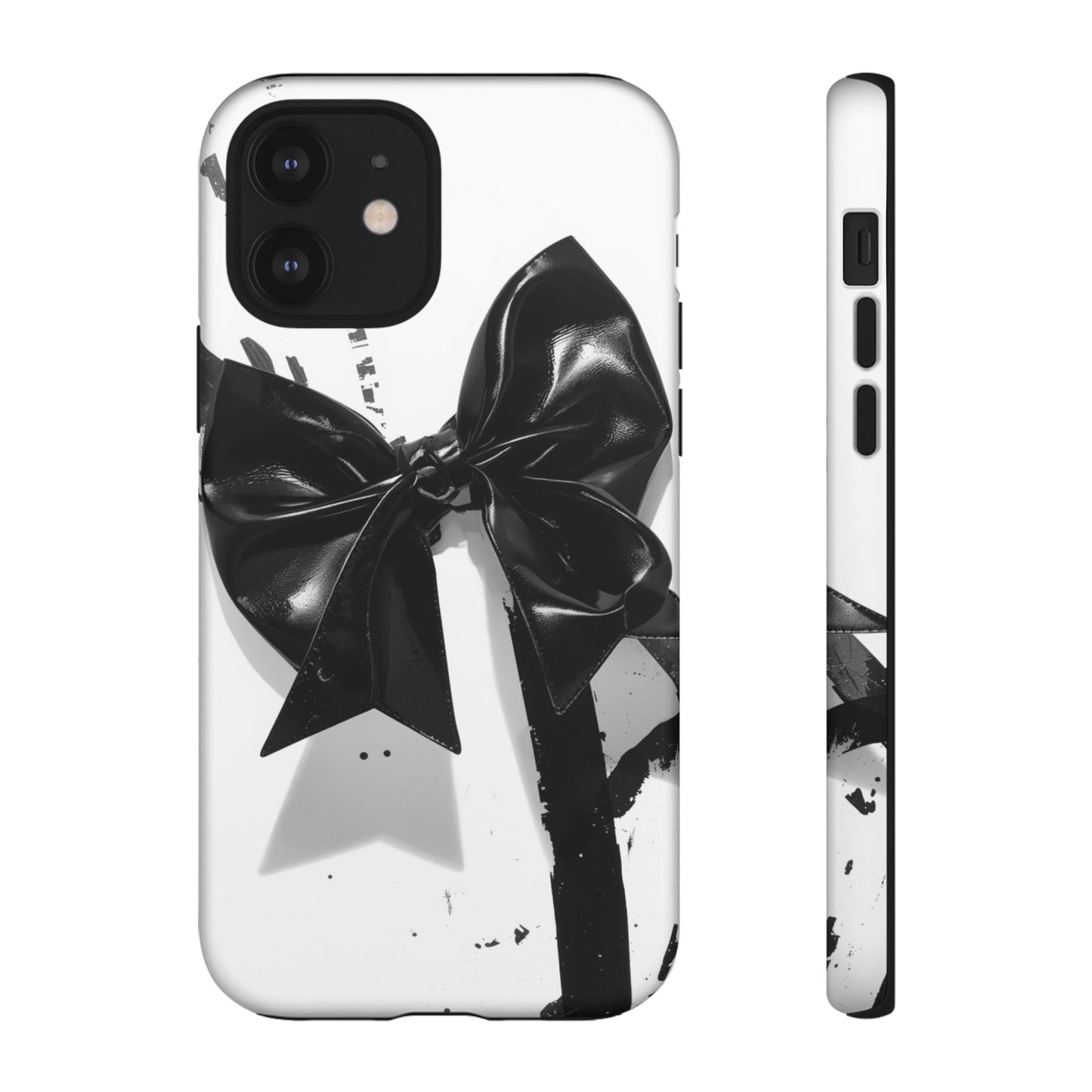 Phone Case — Black Bow Graphic Protective Cover