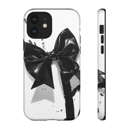 Phone Case — Black Bow Graphic Protective Cover