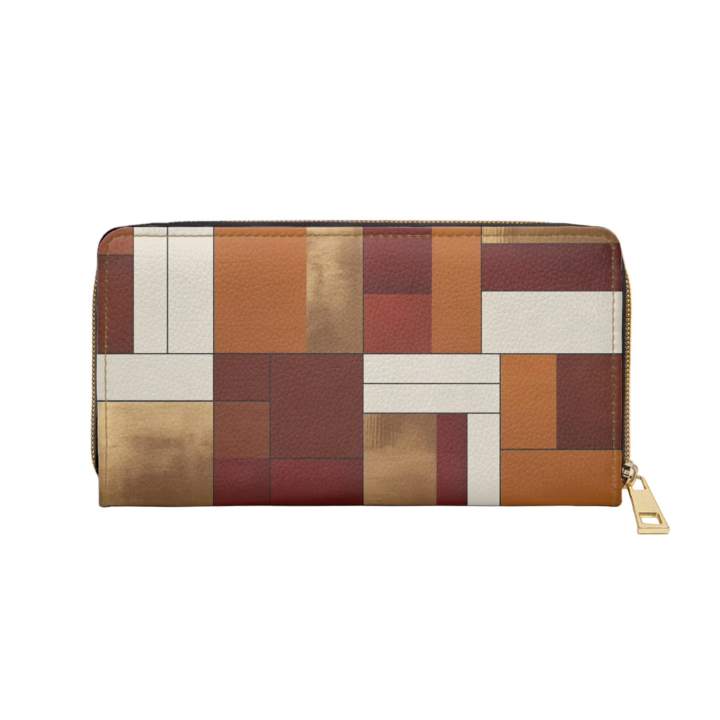 Women's Toasted Ochre Bloc Wallet - Everyday Zipperedd Wallet