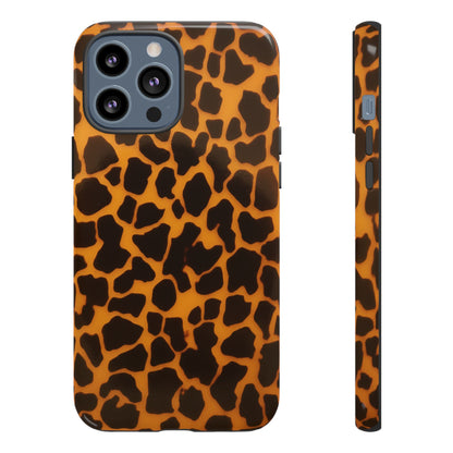 Leopard Print Tough Phone Case — Slim Protective iPhone Cover