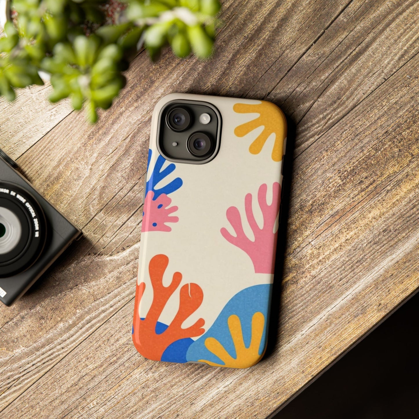 Tough Cases — Colorful Coral Pattern Phone Case