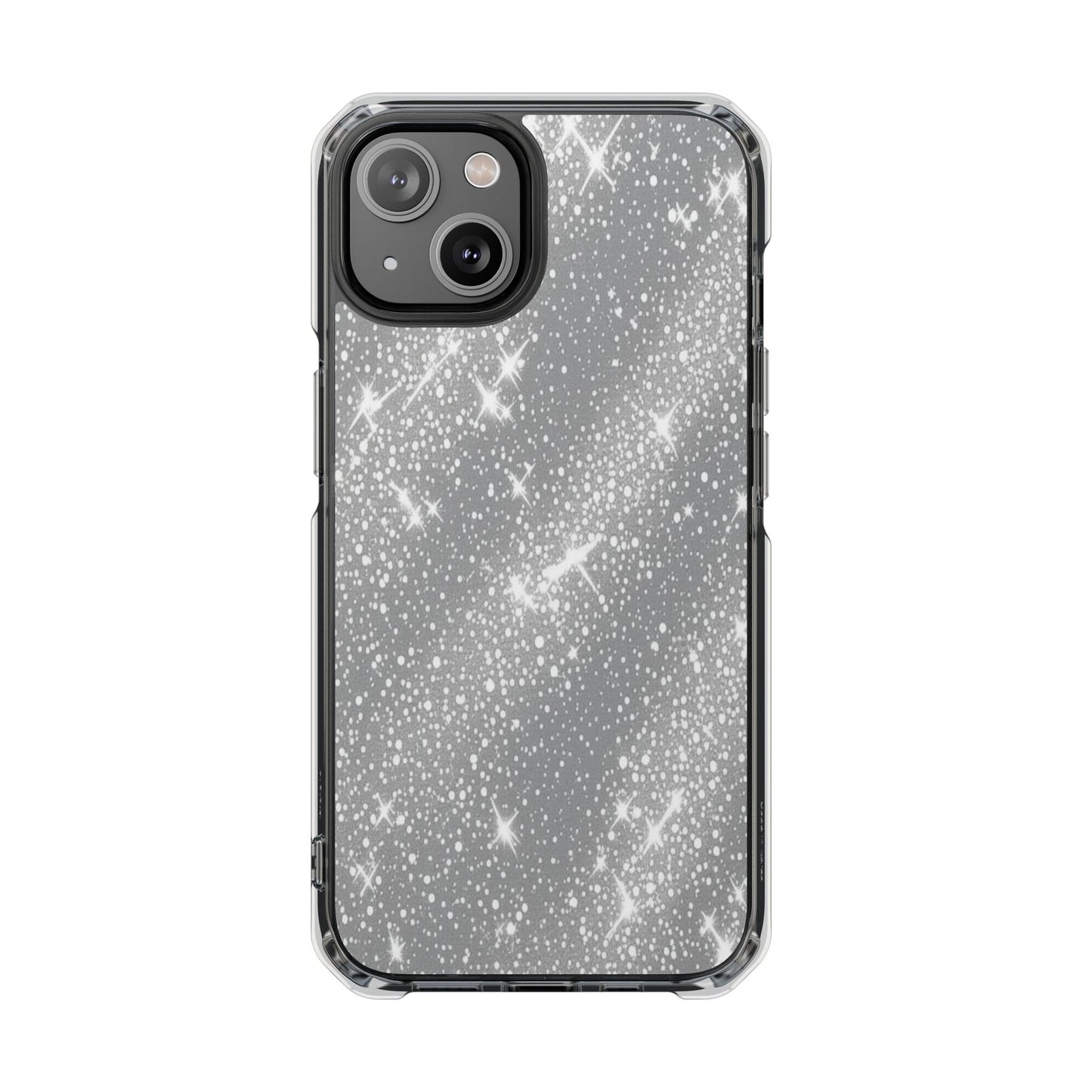 Clear Glitter Magnetic Phone Case — Sparkle Impact Protection