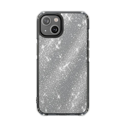Clear Glitter Magnetic Phone Case — Sparkle Impact Protection