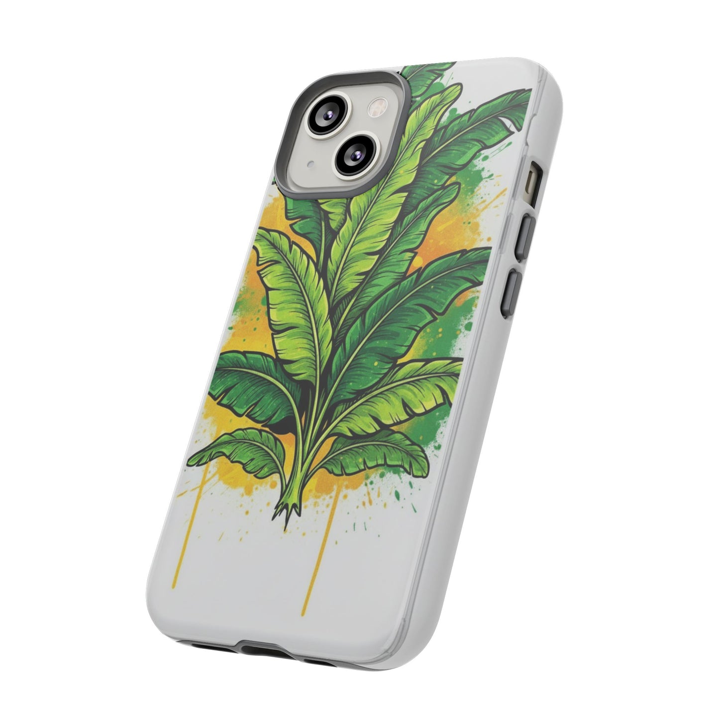 Tropical Banana Leaf Phone Case — Vibrant Green Plant Protector