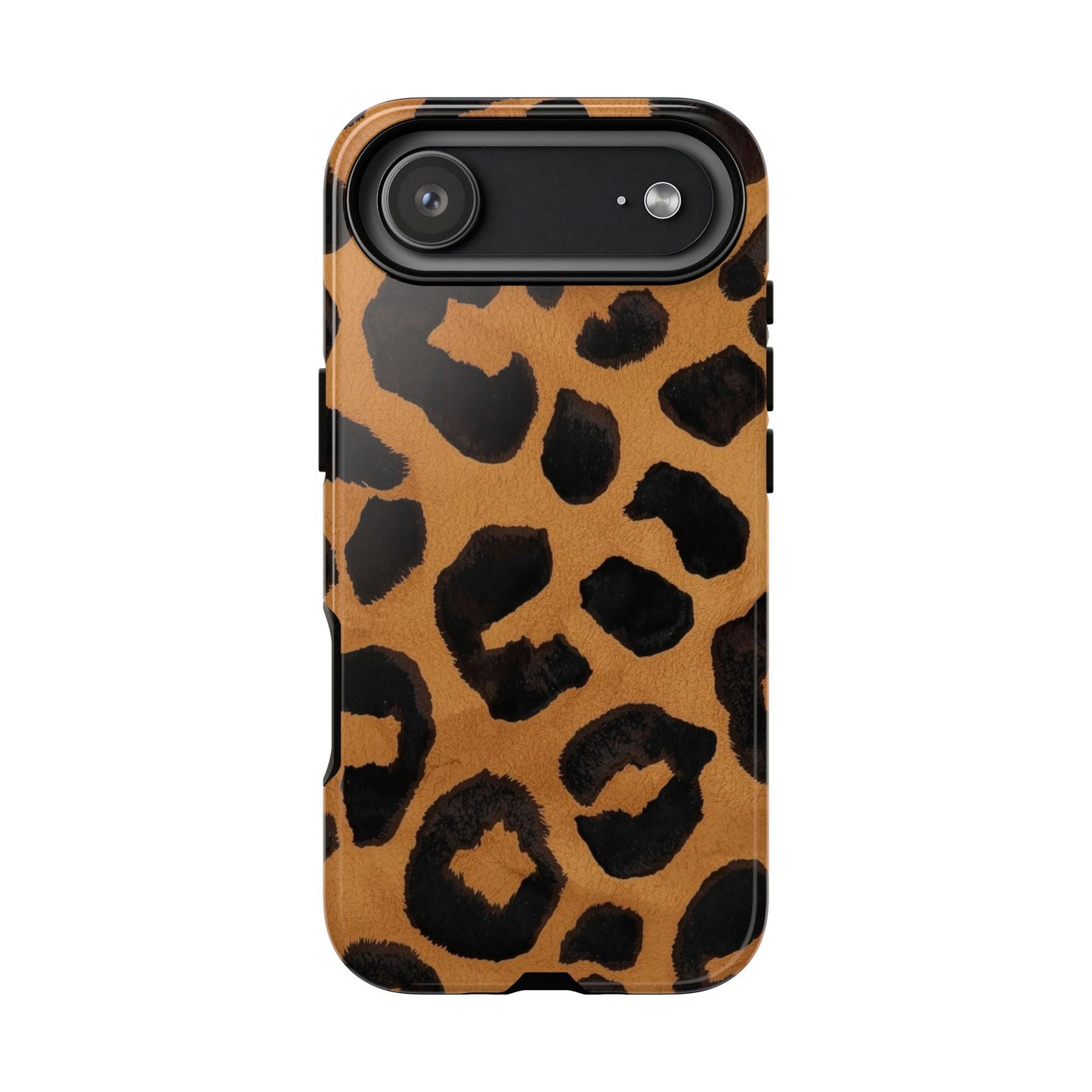 Leopard Print Tough Phone Case — Protective Animal Print iPhone Case