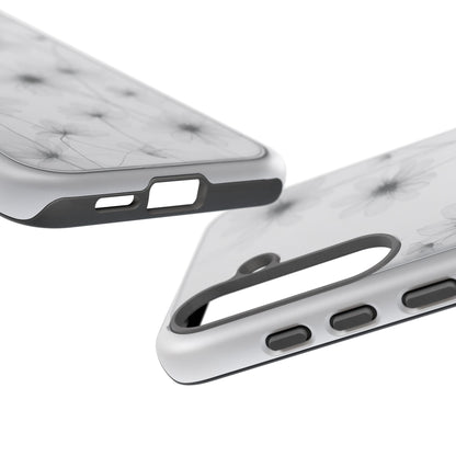 Tough Case — Black & White Floral Tough Phone Case