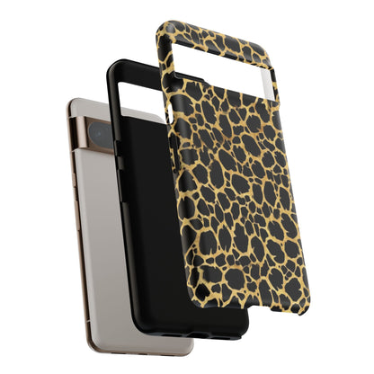 Giraffe Print Tough Phone Case — Durable Leopard-Style Protective Cover