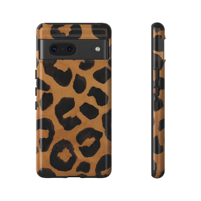 Leopard Print Tough Phone Case — Protective Animal Print iPhone Case