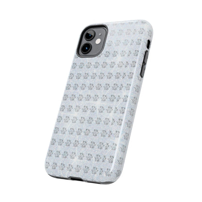 Tough Phone Case — Subtle floral Print Protective Cover