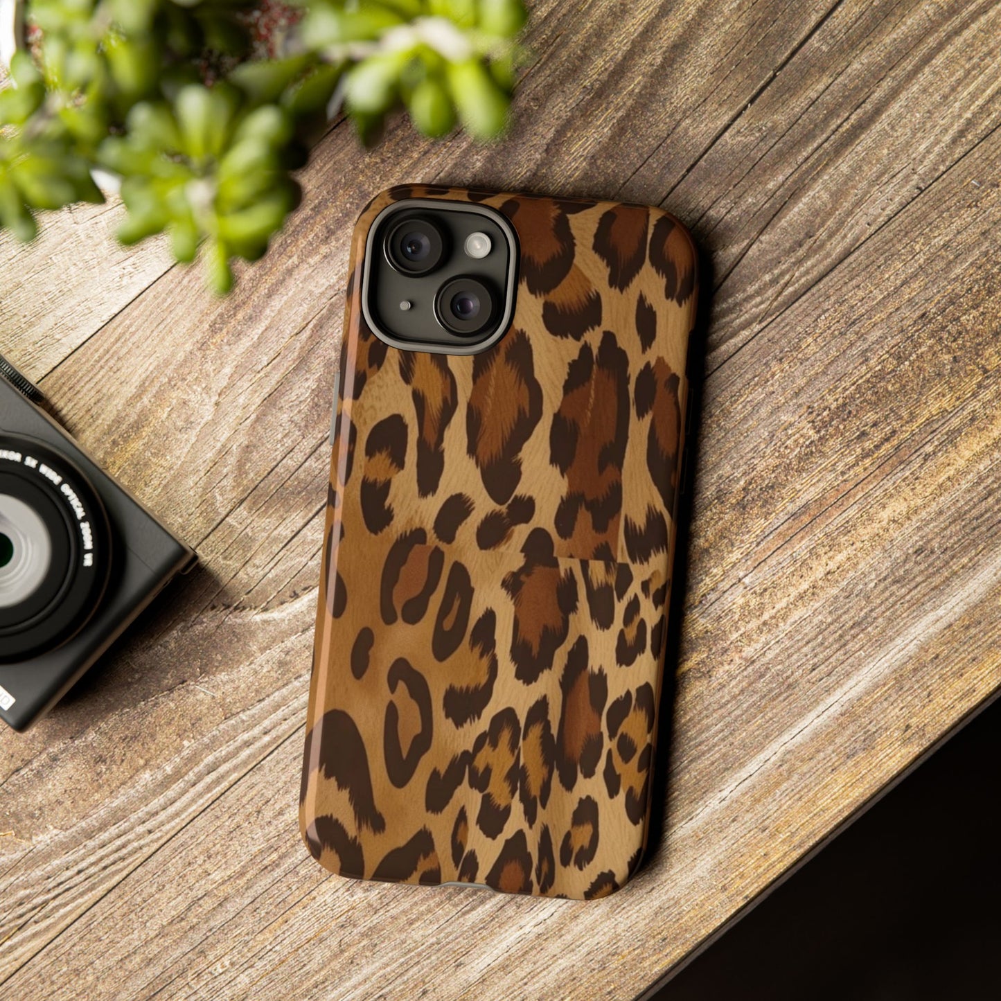 Leopard Print Tough Phone Case