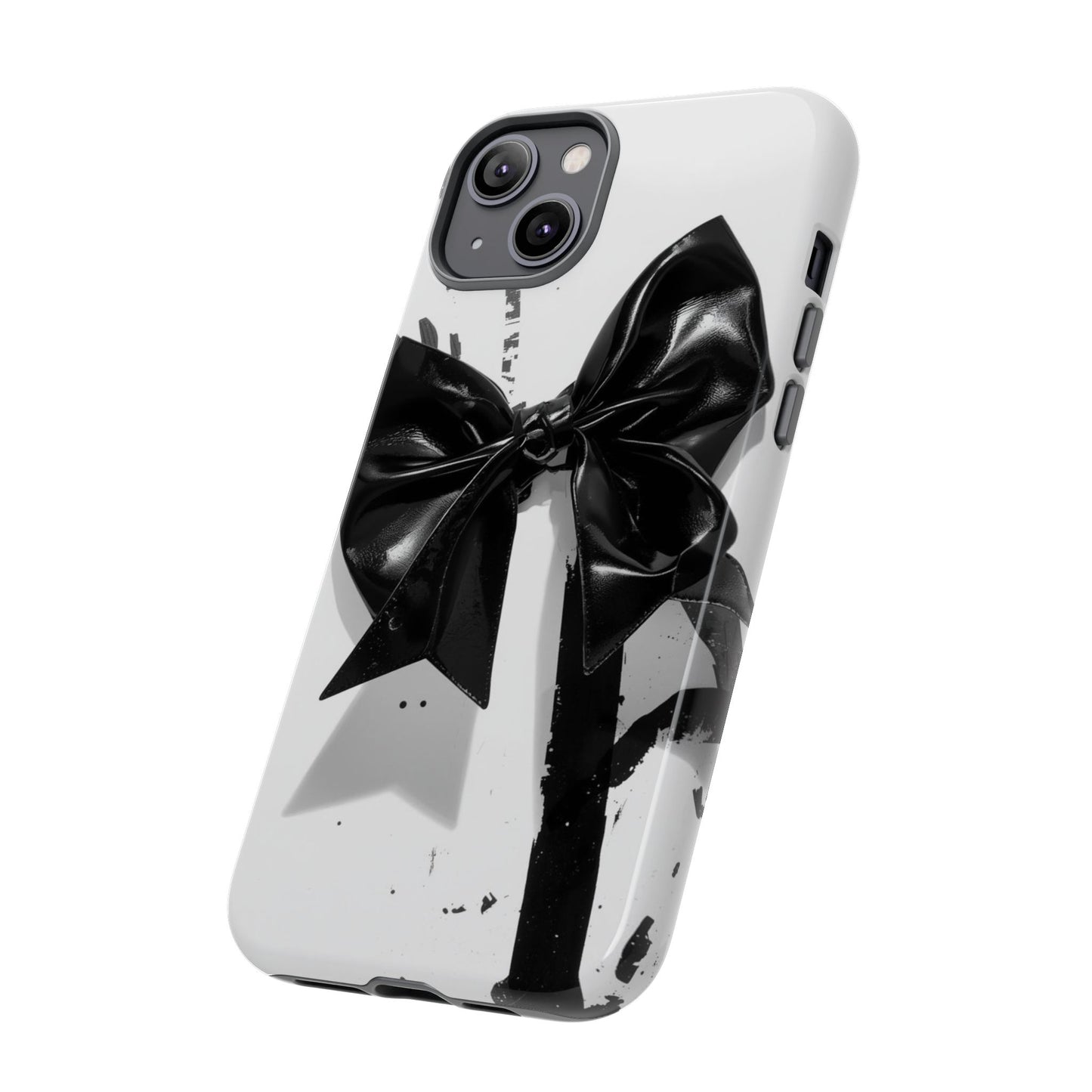 Phone Case — Black Bow Graphic Protective Cover