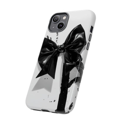 Phone Case — Black Bow Graphic Protective Cover