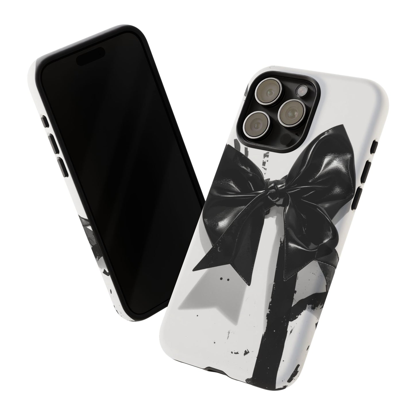 Phone Case — Black Bow Graphic Protective Cover