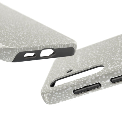 Speckled Gray Tough Phone Case — Protective Shockproof iPhone Cover