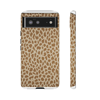 Leopard Print Tough Phone Case — Slim Protective Animal Pattern